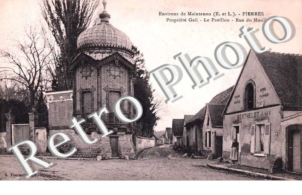 environs de Maintenon, propriete Gail, le pavillon, rue du Moulin