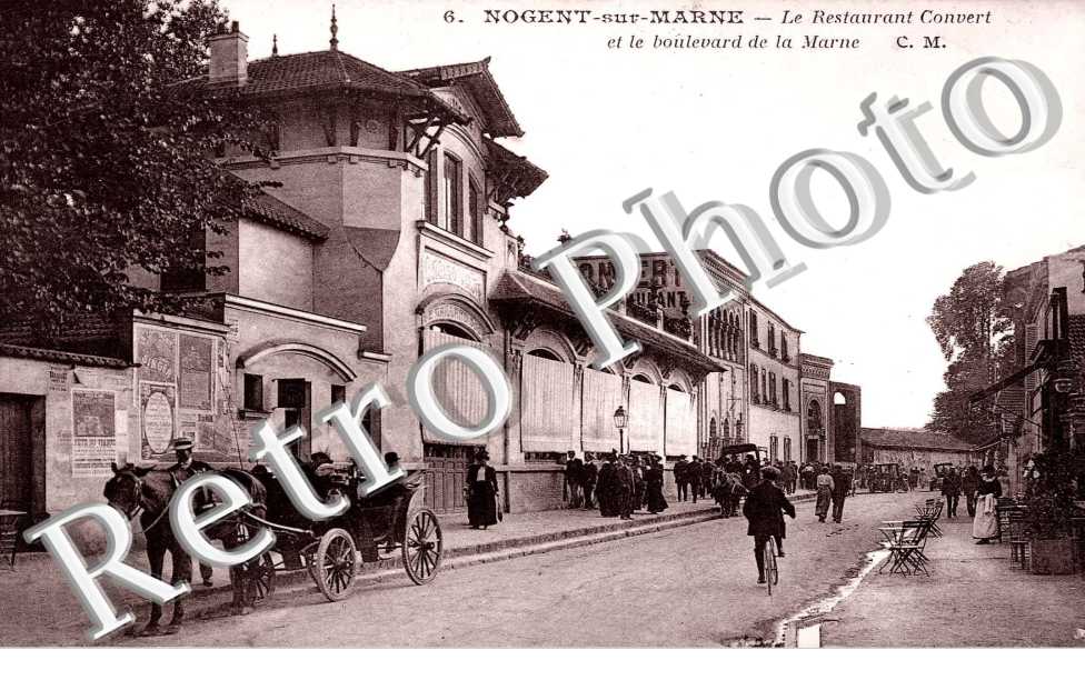 le restaurant Convert et le boulevard de la Marne