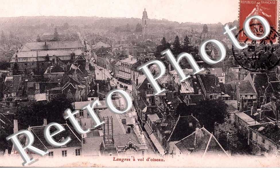 LANGRES A VOL D'OISEAU