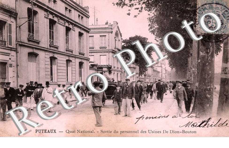 Quai National - Sortie des Usines De Dion Bouton