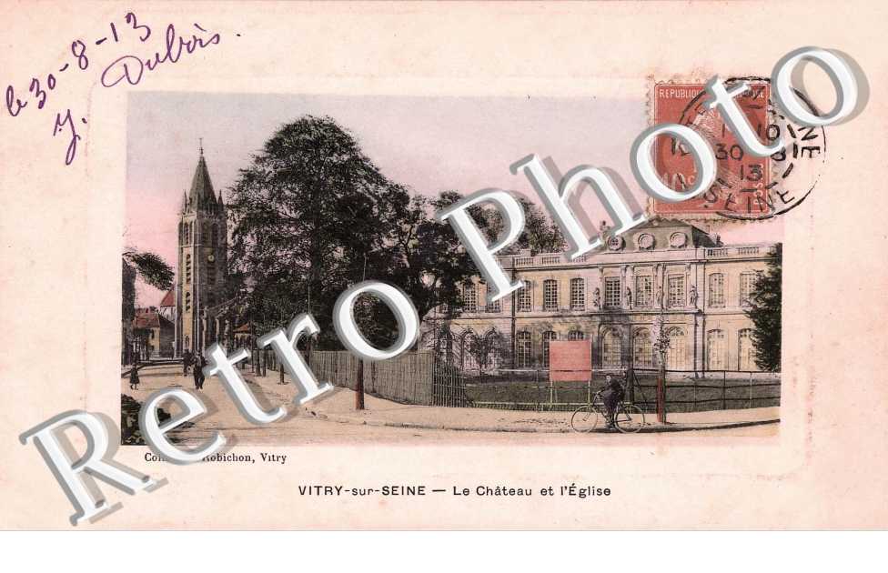 Le chateau et l'eglise - 1913