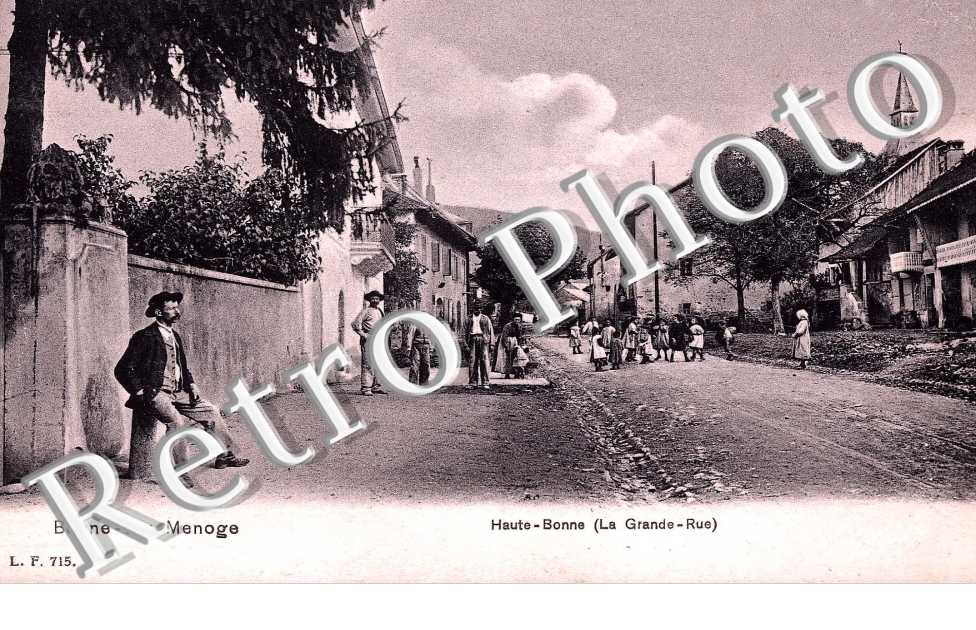 Bonne sur Menoge, Haute Bonne, la Grande Rue
