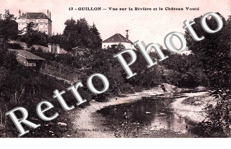 vue sur la riviere et le chateau Voute
