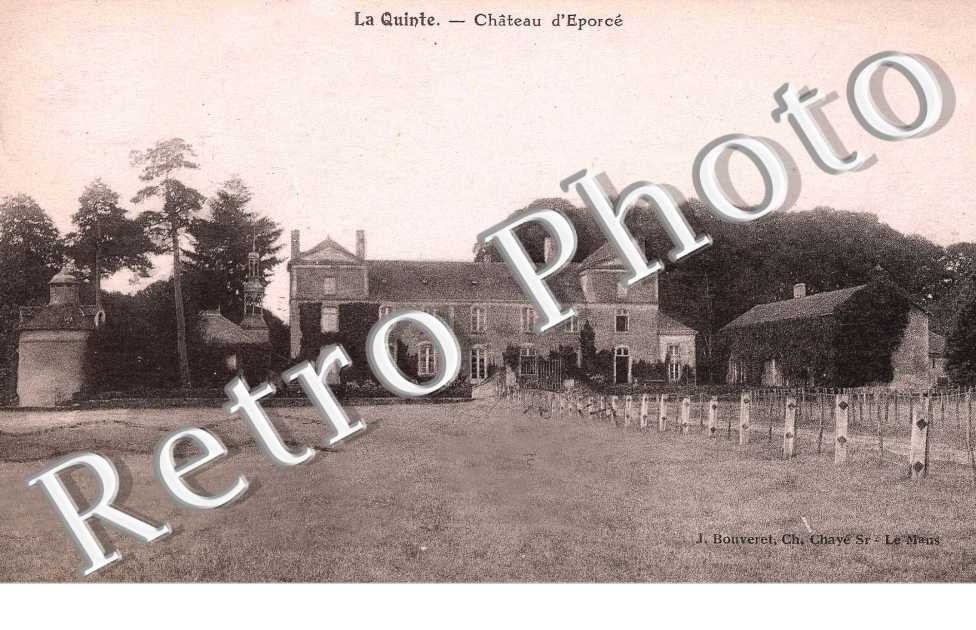 château d'Eporcé en 1922