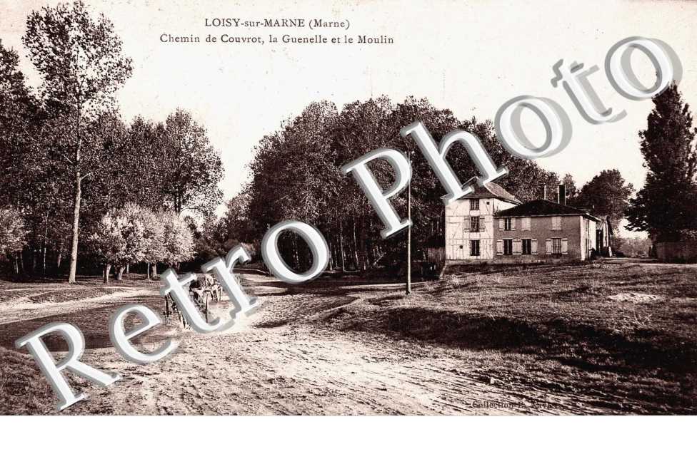 Chemin de couvrot - La guenelle et le moulin