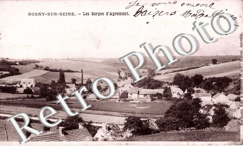 ROSNY SUR SEINE LES GORGES D'APREMONT