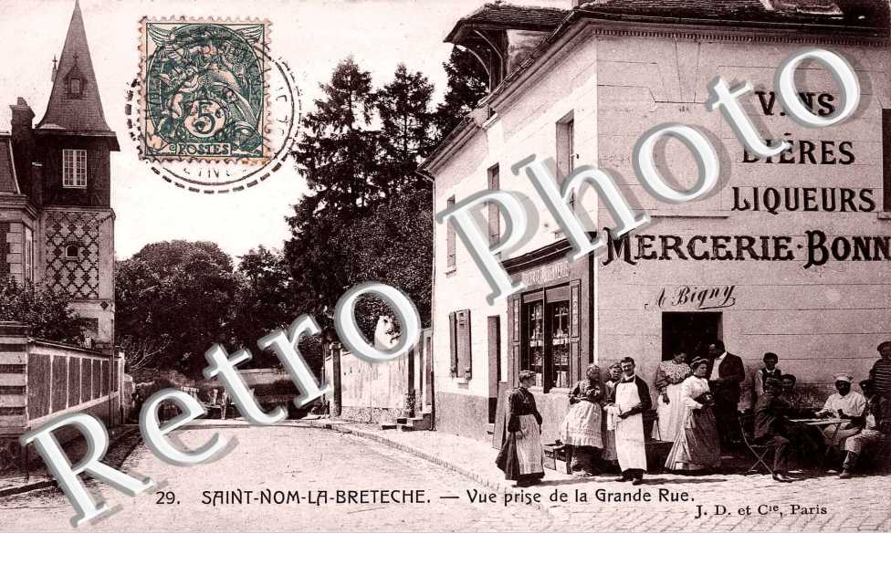 Vue prise de la Grande rue