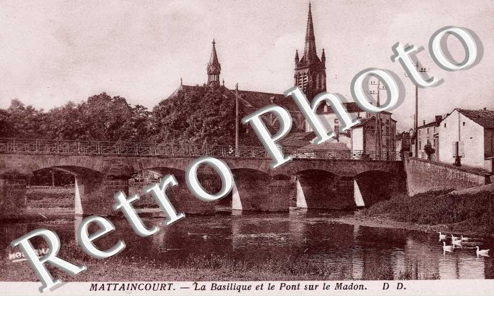 la Basilique et le Pont sur le Madon