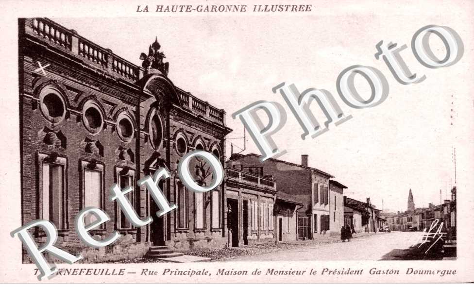 Rue principale - maison de Monsieur le president Gaston Doumergue