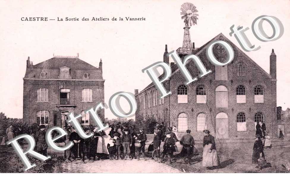 la sortie des ateliers de la vannerie