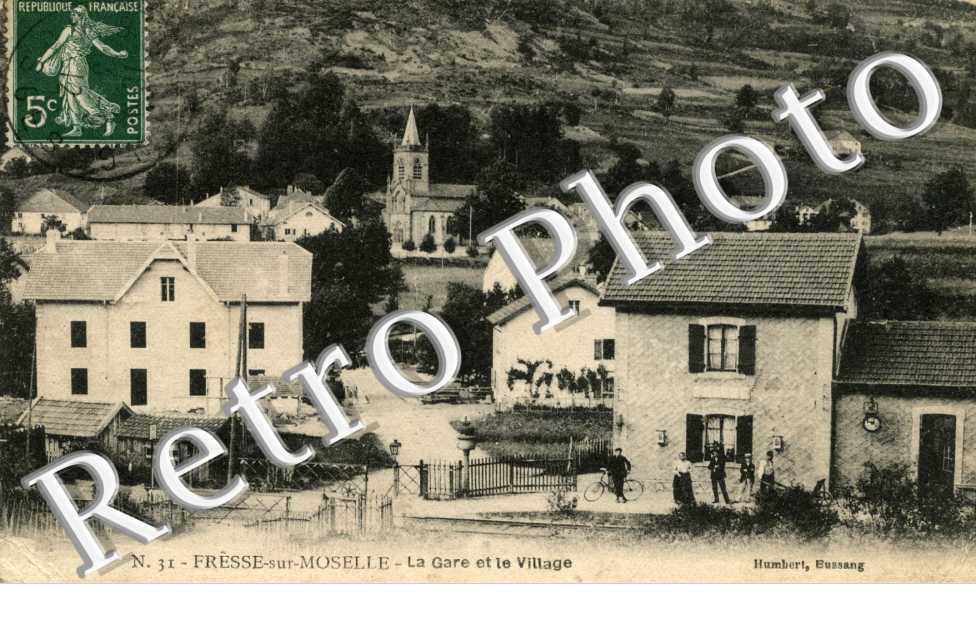 La gare et le village