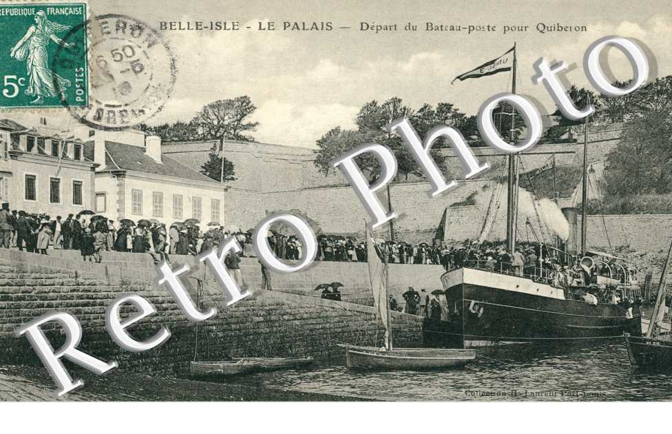 Depart du Bateau Poste pour Quiberon