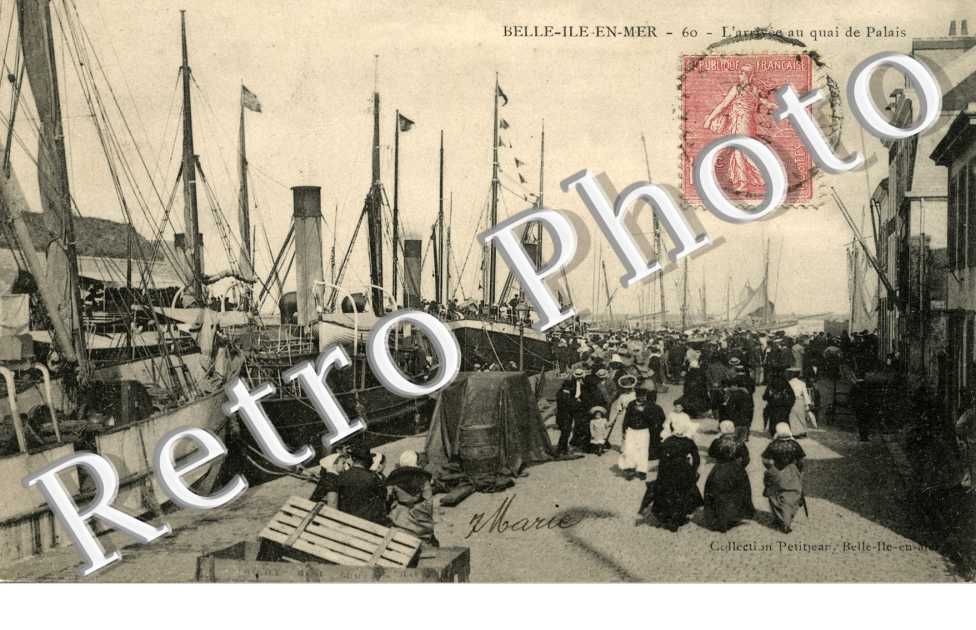 Belle Ile en Mer, l'Arrivee au Quai