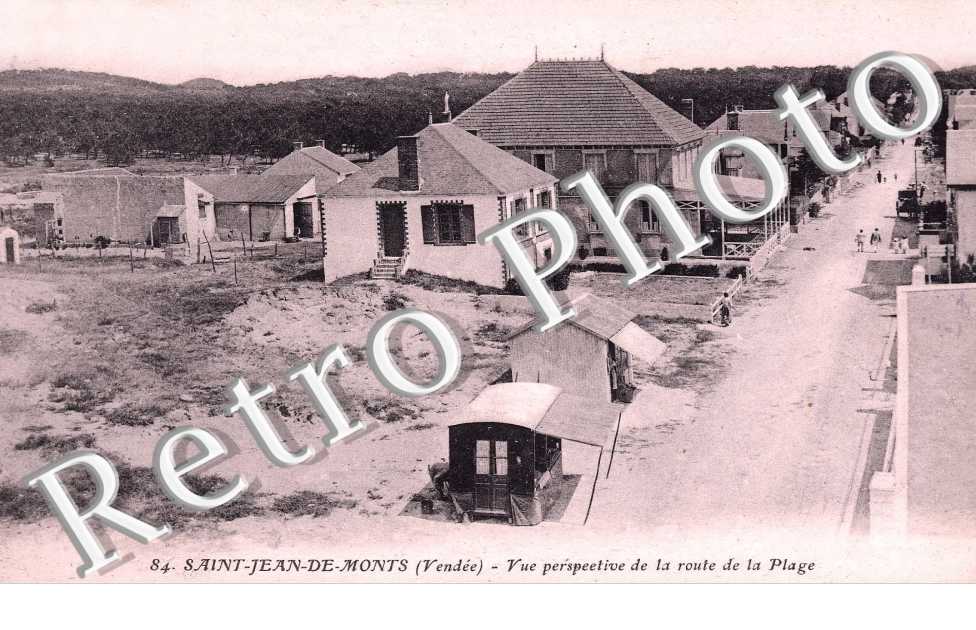 Vue Perspective de la Route de la Plage