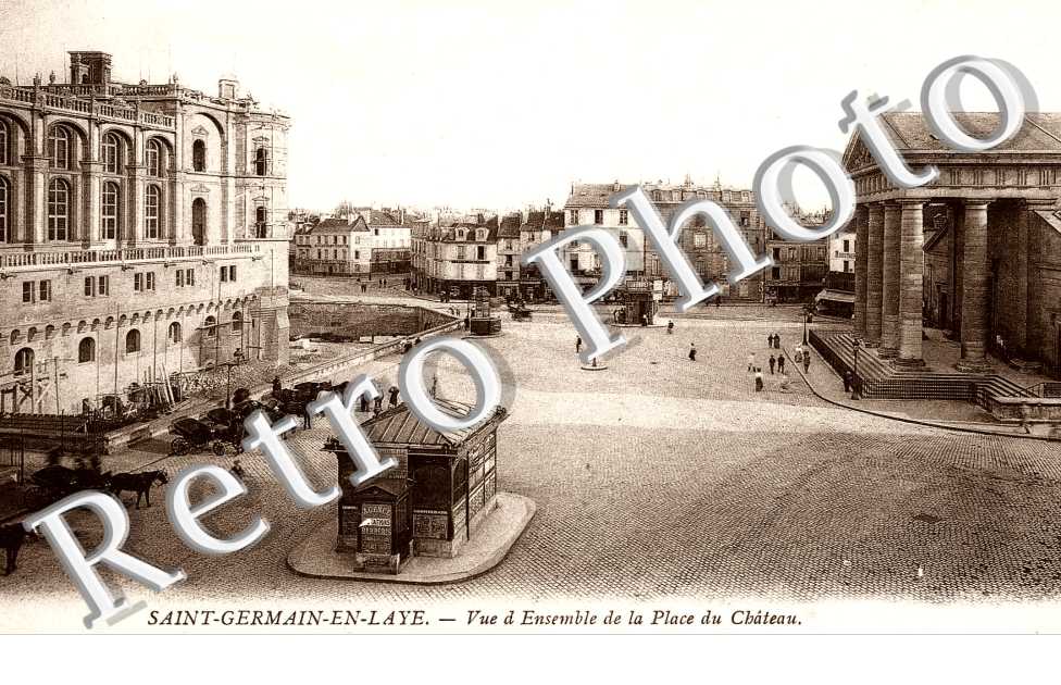 VUE D'ENSEMBLE DE LA PLACE DU CHATEAU