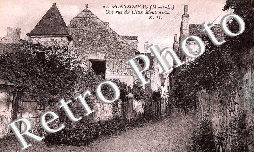 une rue du vieux Montsoreau