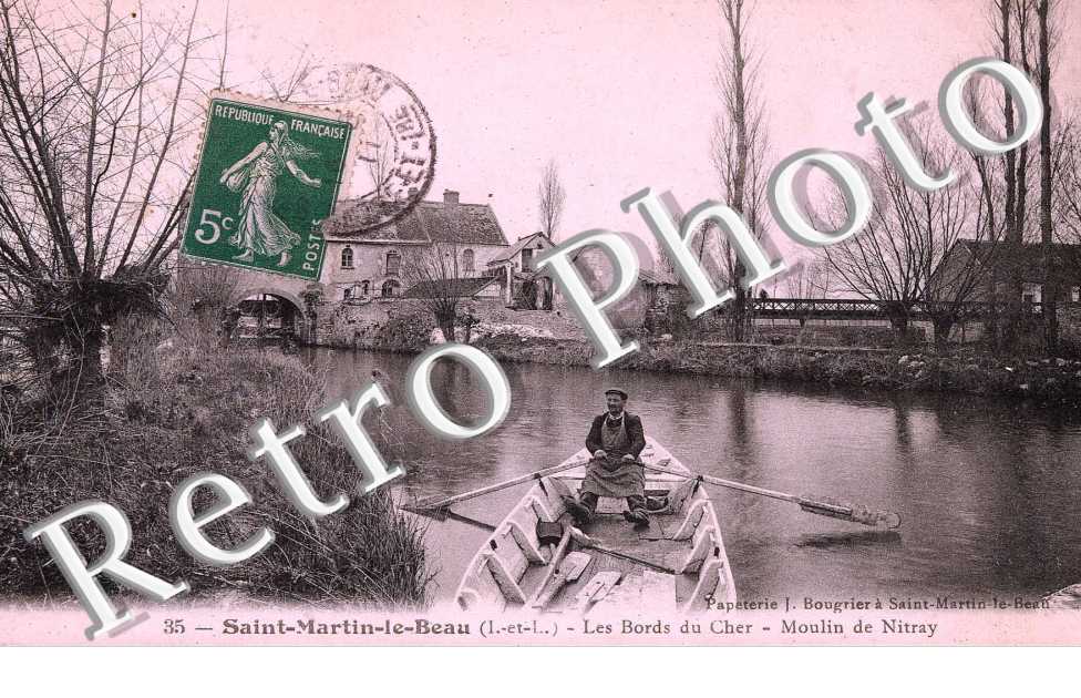 Les bords du Cher - Moulin de Nitray