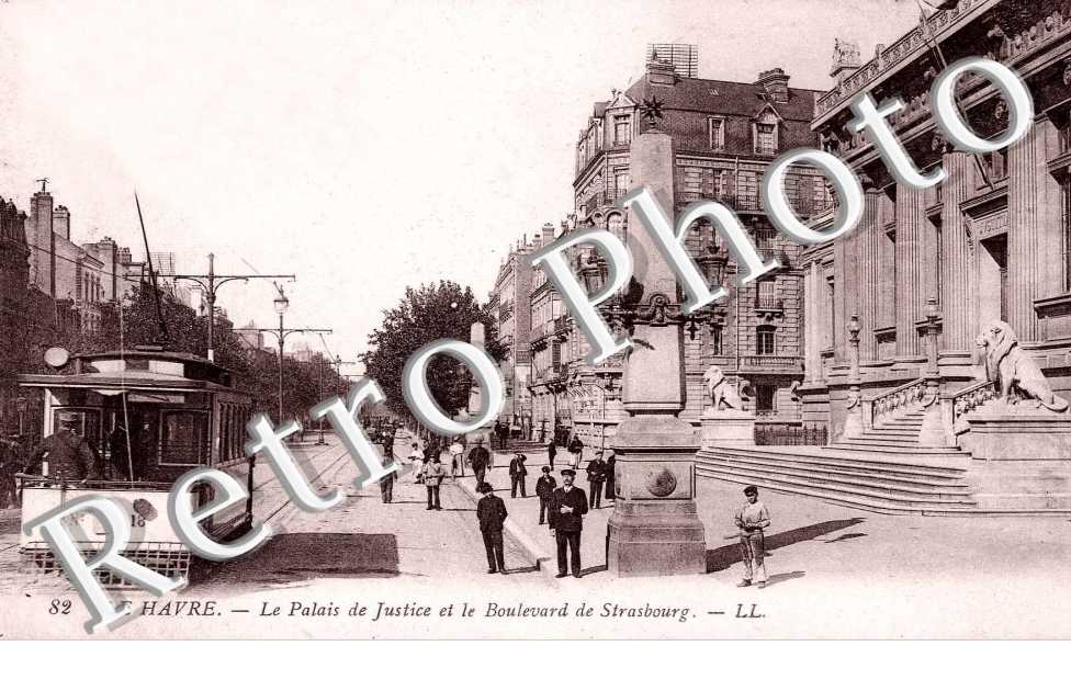 Le Palais de Justice et le Boulevard de Strasbourg