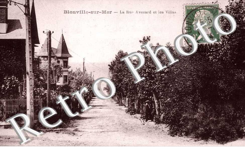 La rue Avozard et les Villas