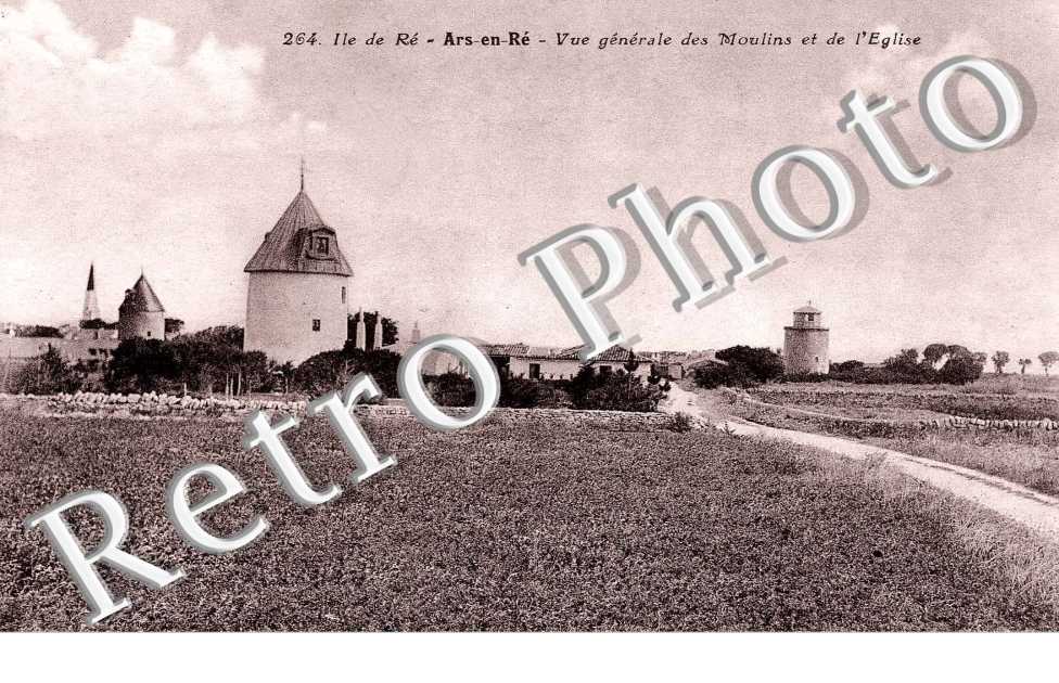 Vue générale des Moulins et de l'église