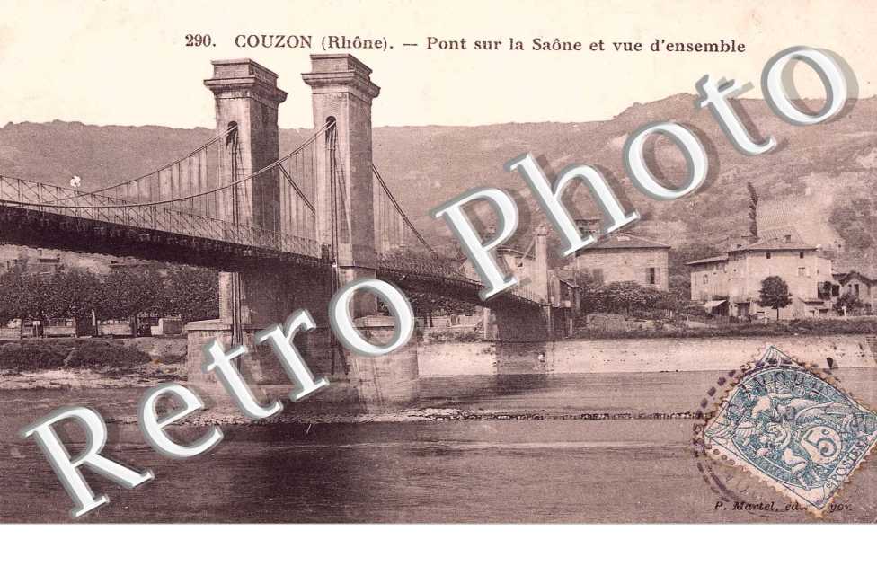 pont sur la Saone et vue d'ensemble
