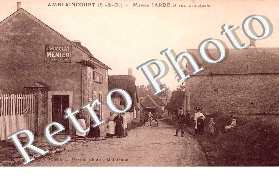 AMBLAINCOURT Maison Jardé et rue principale