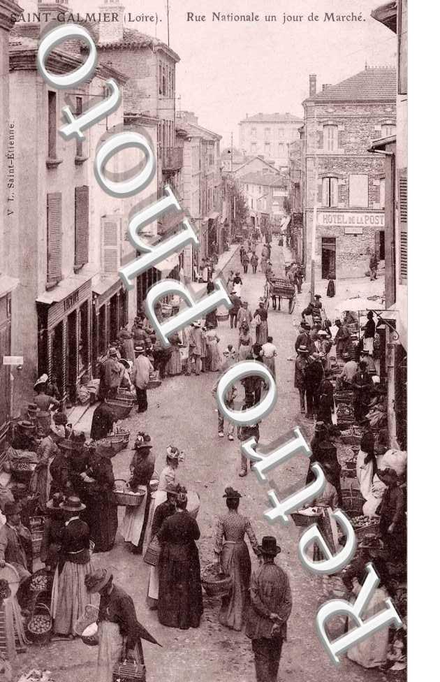 rue nationale un jour de marche