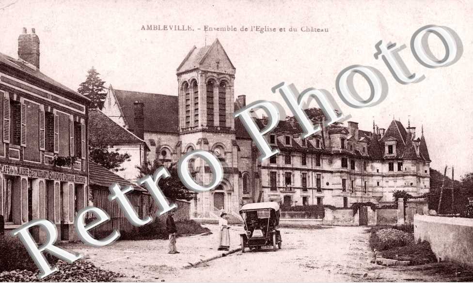 Ensemble de l'église et du château