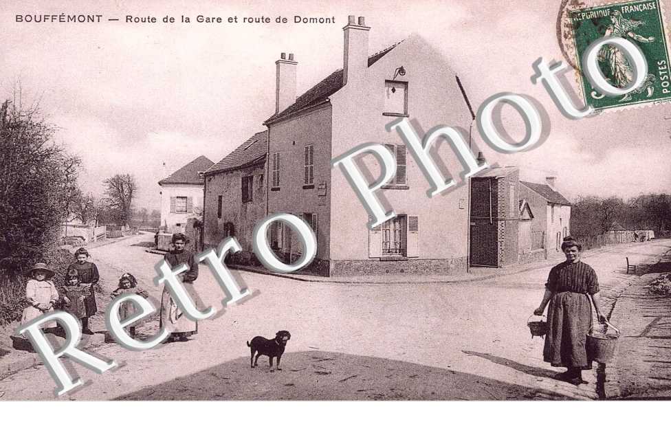 Route de la gare et route de Domont