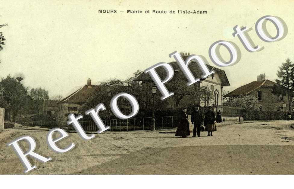 mairie et route de l'Isle-Adam