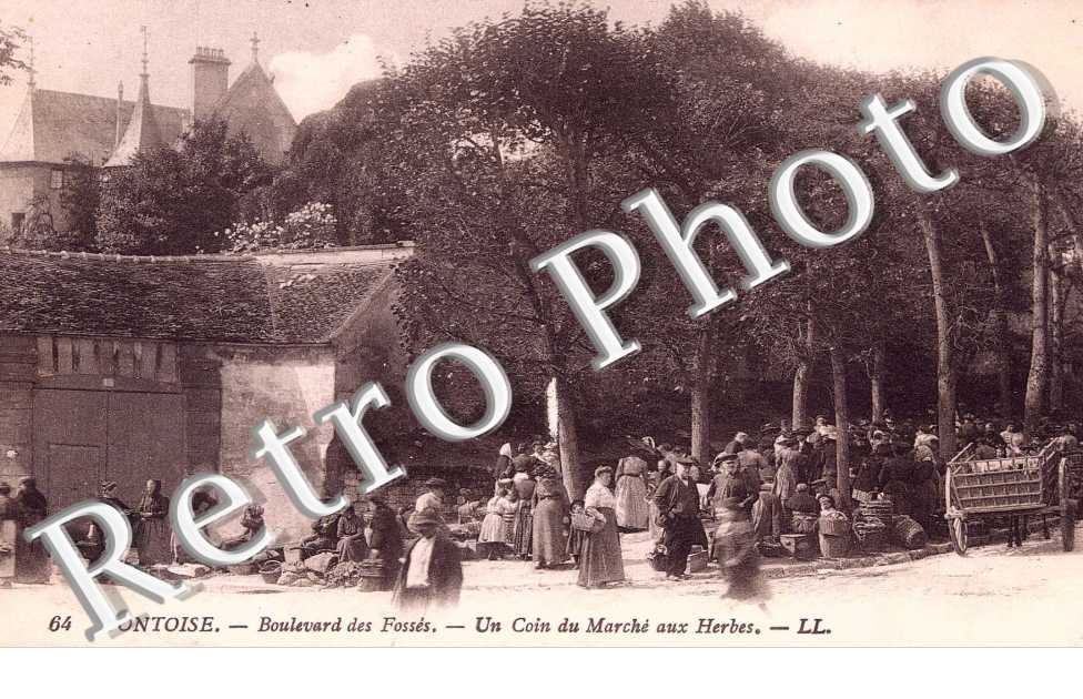 Boulevard des fosses - Un coin du marche aux herbes