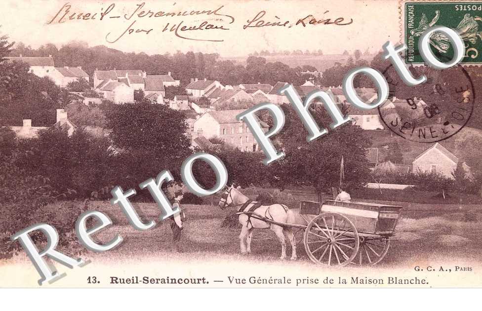vue generale prise de la maison blanche