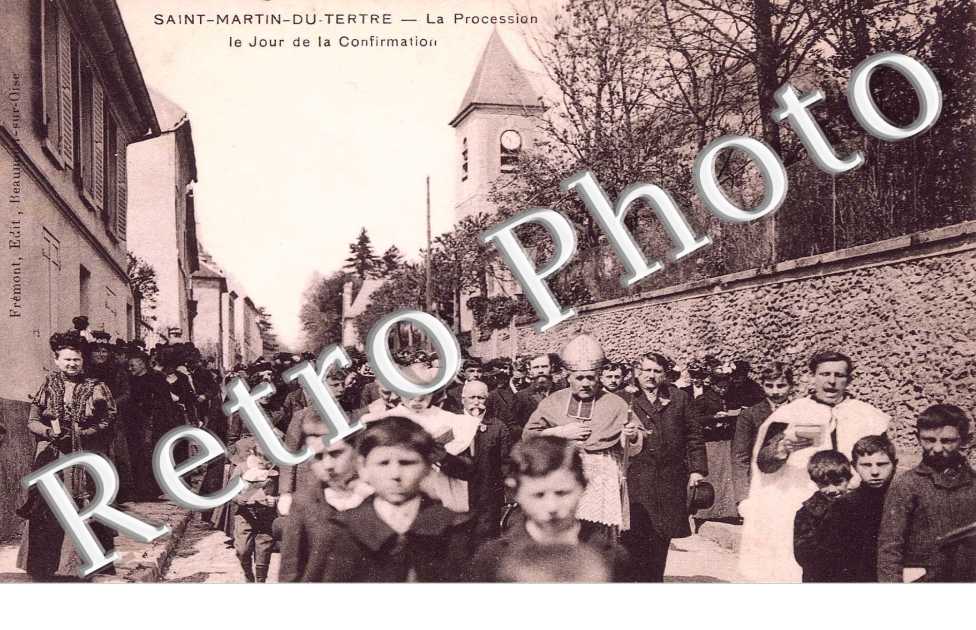 la procession, le jour de la confirmation