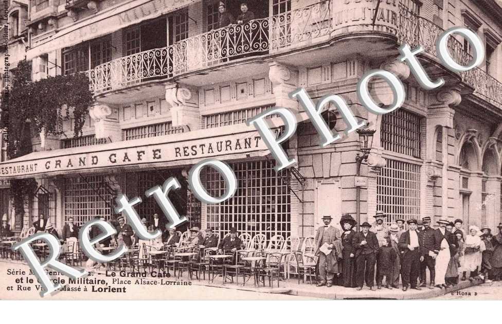 Le Grand Cafe et le Cercle Militaire, place Alsace Lorraine et Rue Victor Masse