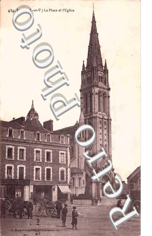 La place et l'eglise