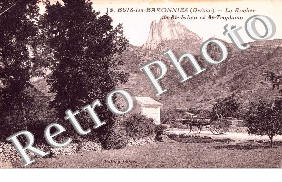 Le rocher de St-Julien et St-Trophine