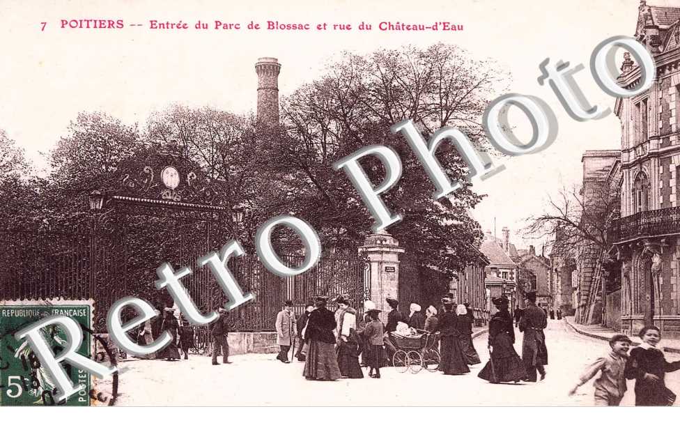 Entrée du Parc - rue du chateau d'Eau 