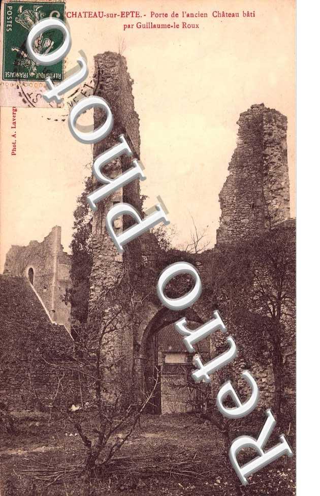 Porte de l'ancien chateau bati par Guillaume le Roux