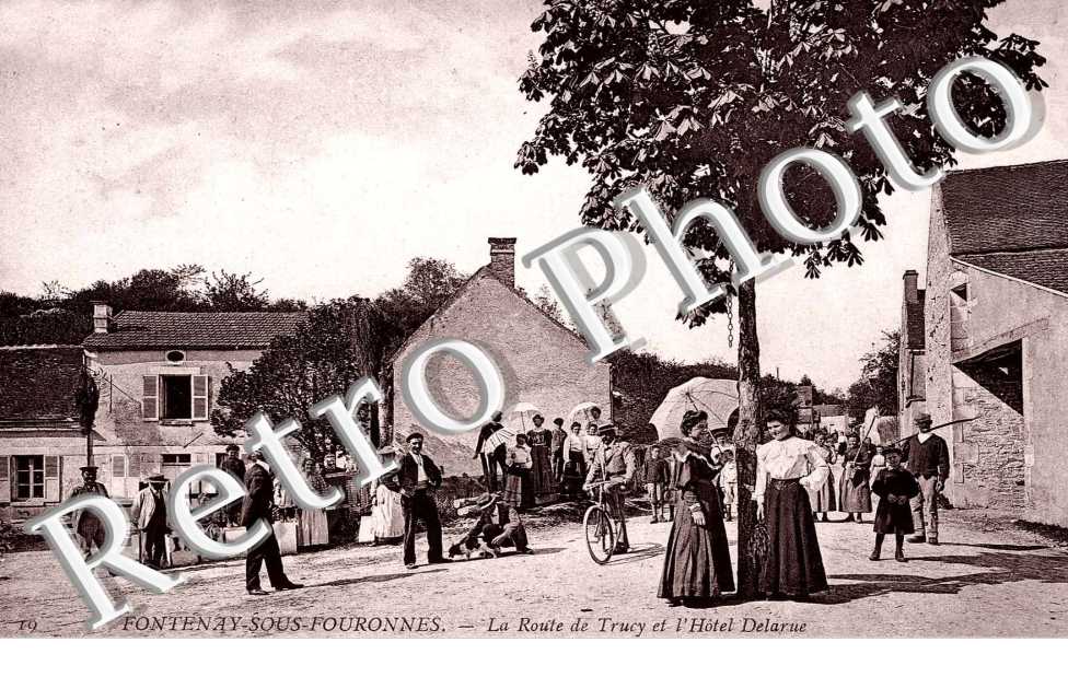 La Route de Trucy  et l'Hôtel Dela rue