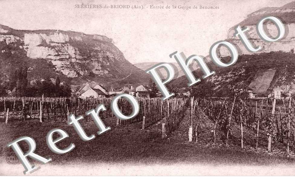 Entree de la gorge de Benonces