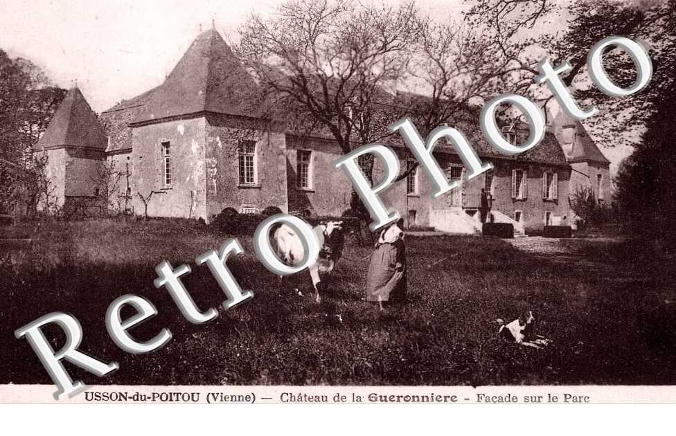 - chateau de la Gueronniere - facade sur le parc