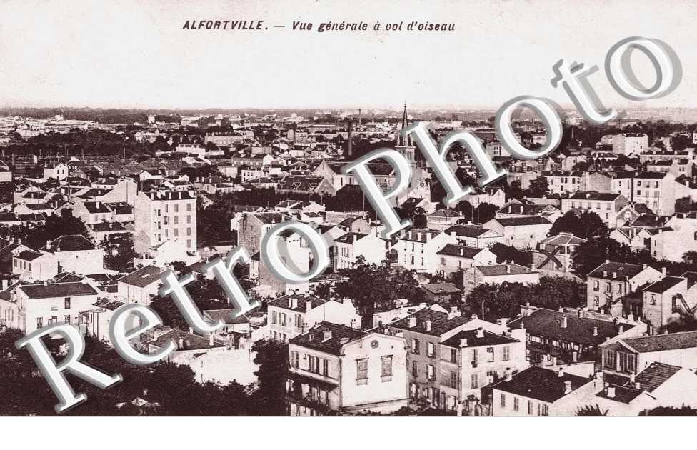 Vue générale à vol d'oiseau