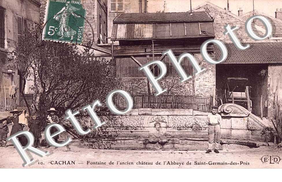 Fontaine de l'ancien chateau de l'abbaye de Saint Germain des pres