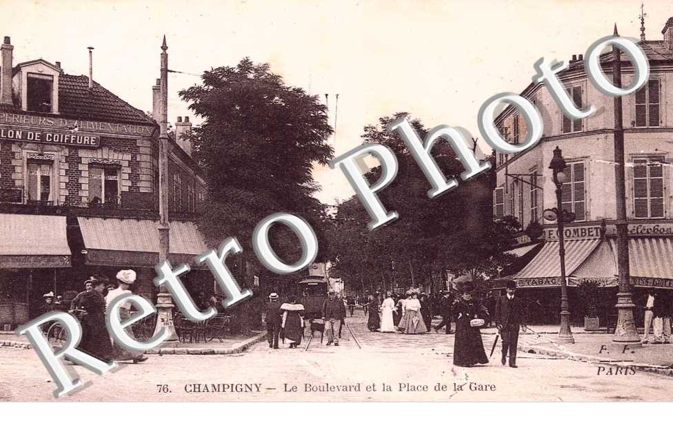 Le boulevard et la place de la gare