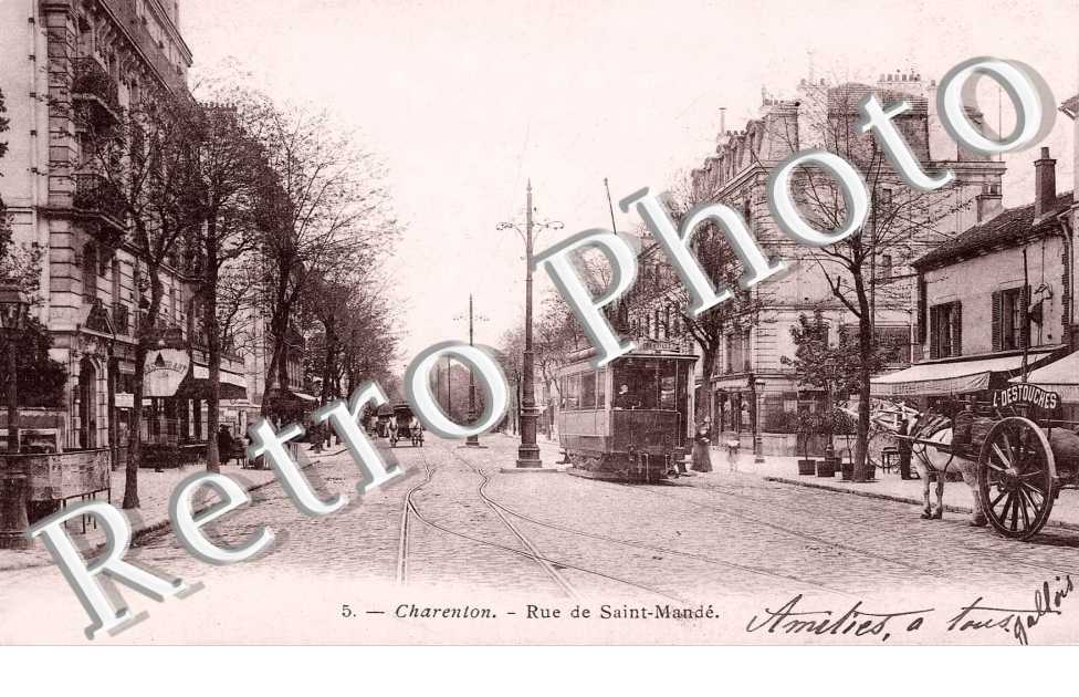 Rue de Saint Mande - tramway