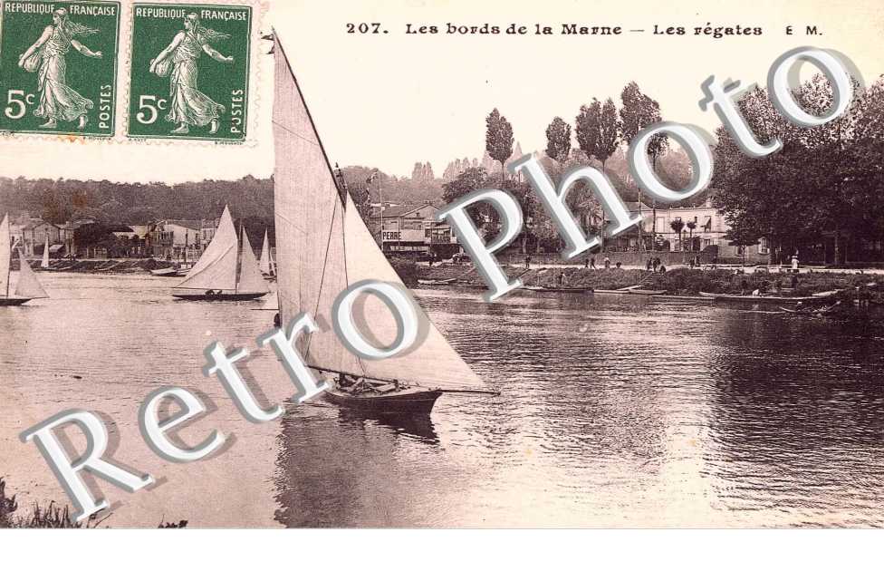 Bords de marne - les regates (sport aquatique)