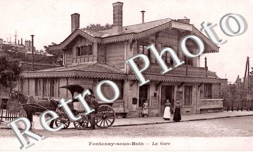 La gare - attelage de cheval