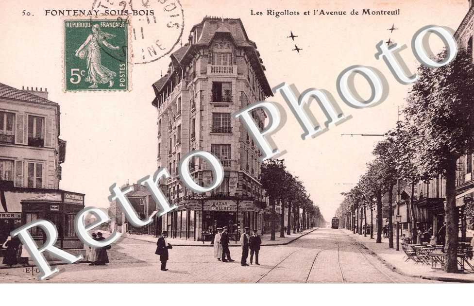 les Rigollots et l'avenue de Montreuil