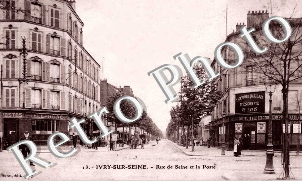 Rue de la Seine et la poste