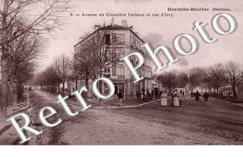 Avenue du Cimetiere Parisien et rue d'Ivry
